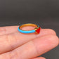 18K Gold Plated RED HEART RING