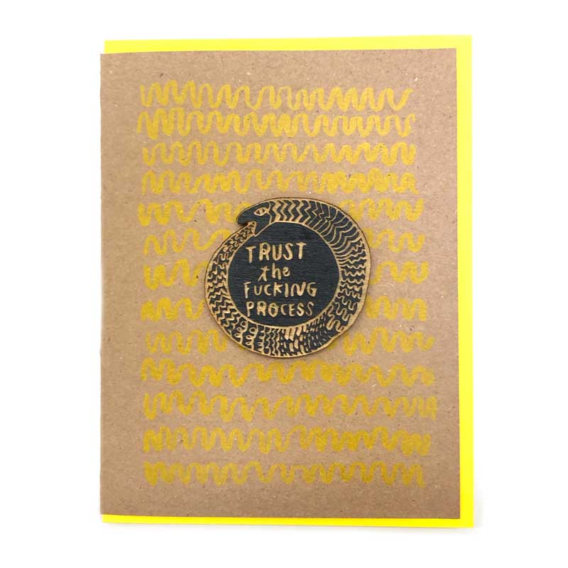 Pic of the Trust the F*cking Process - Ouroboros Magnet w/Card""