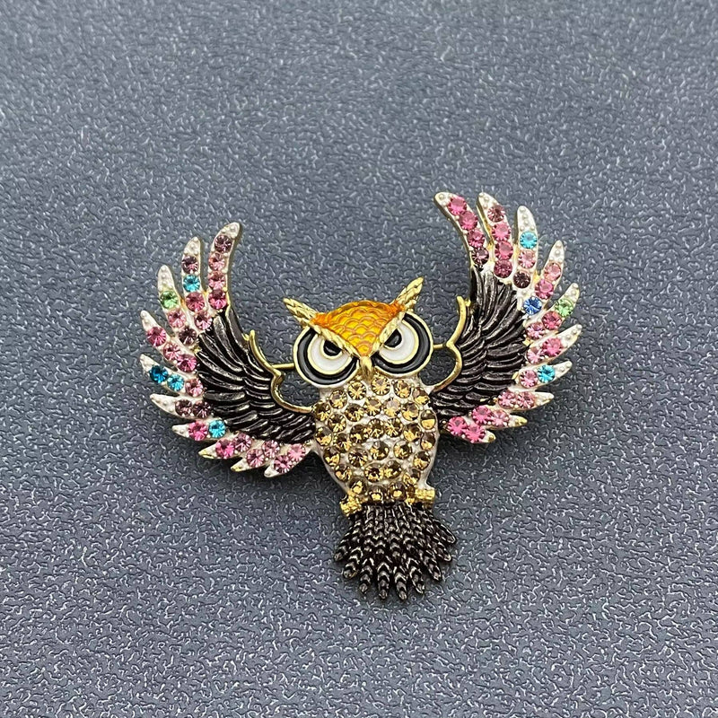 RHINESTONE OWL