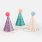 Glitter Mini Party Hats