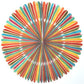 Nepalese Paper Pinwheel, Batik Stripes