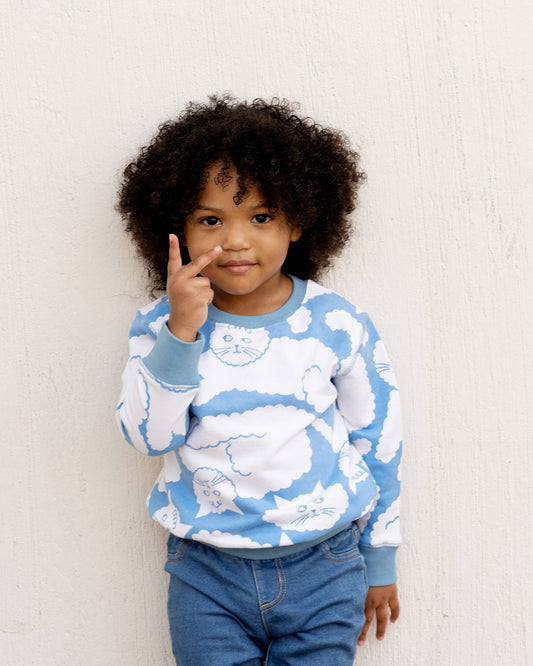 Kids Cloud Cat Sweater