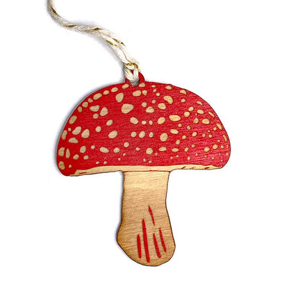 Pic of the Amanita Mushroom Ornament""