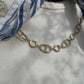 MULTI LINK BRONZE AND STERLING SILVER CHAIN