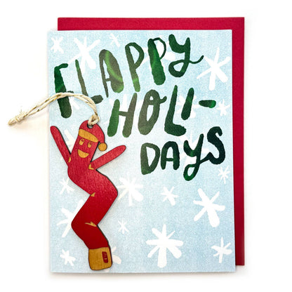 Pic of the Flappy Holidays - Air Dancer Ornament w/Card""