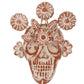 Day of the Dead Clay Wall Skull