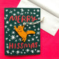 Merry Hissmas - Cat Ornament w/Card