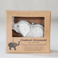 Elephant Ornament, Paper Mache
