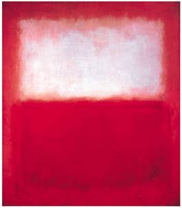 Boxed Card Set, Rothko "White Over Red"
