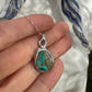 TURQUOISE PETAL NECKLACE