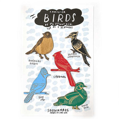 Pic of the Eastern Birds - Set of 5 Magnets""