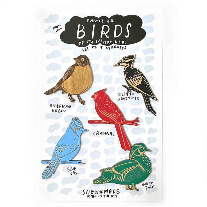Pic of the Eastern Birds - Set of 5 Magnets""