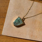 CHRYSOCOLLA NECKLACE / BRONZE & GOLD-FILL