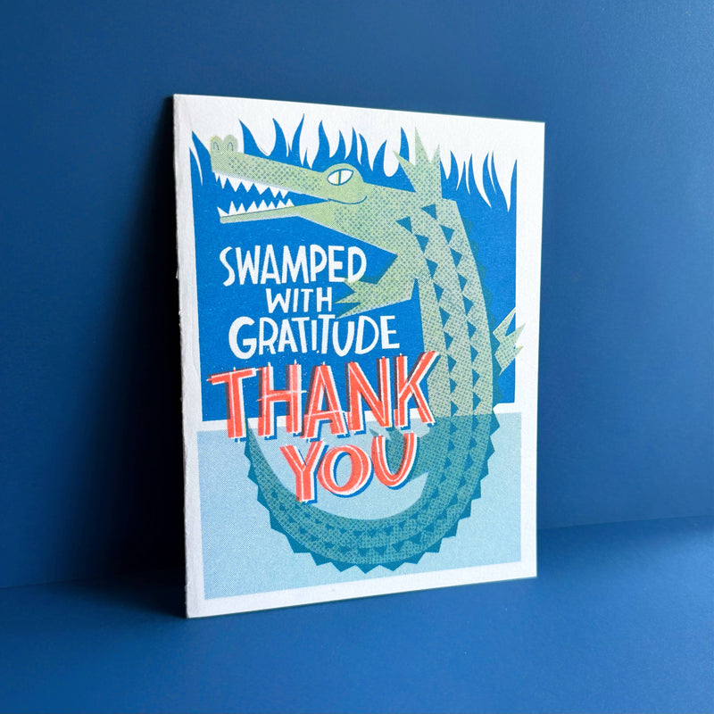 Swamped Thank You Card 