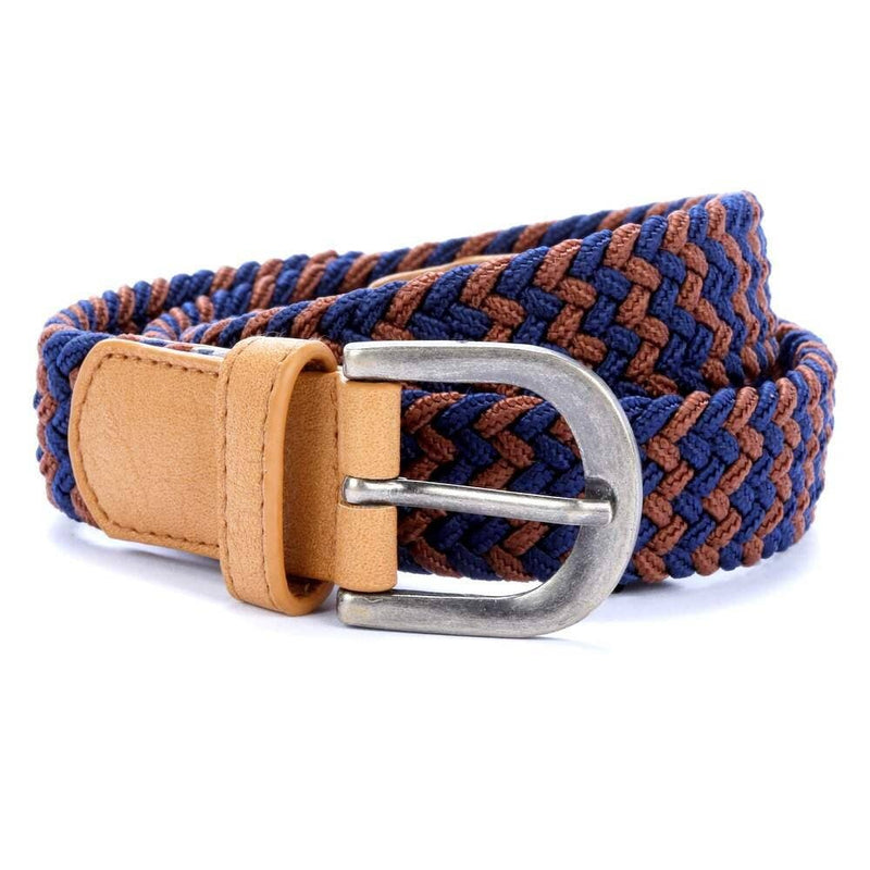 Stretchy Cord Leather Belt