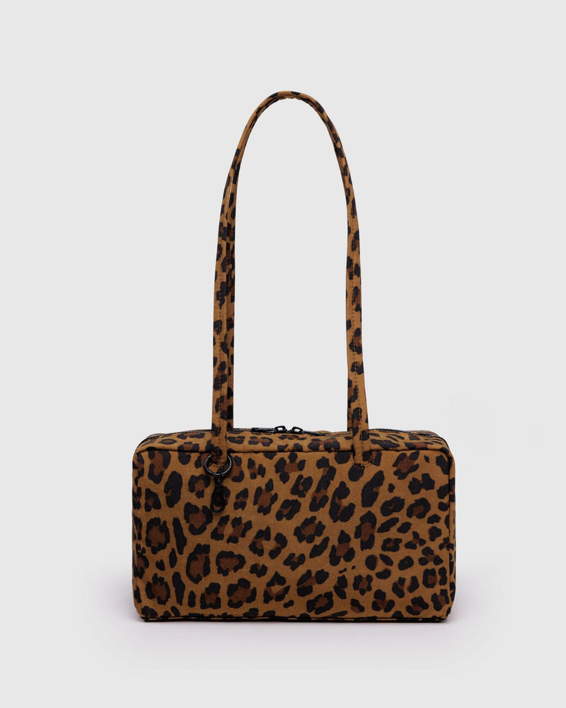 Baggu Nylon Bowler Bag, Leopard