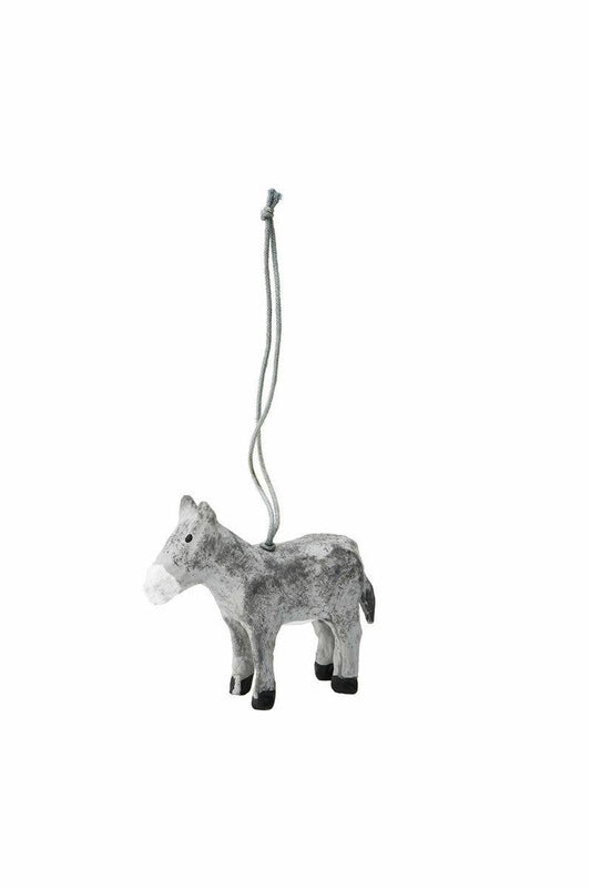 Donkey Ornament, Paper Mache