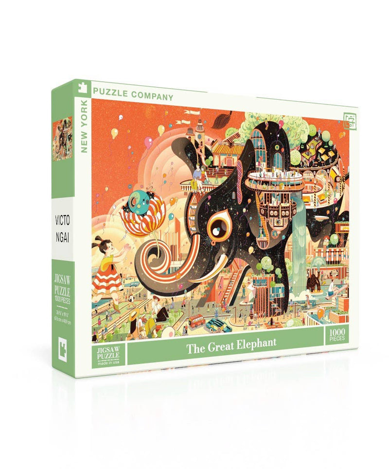 The Great Elephant- 1000 Piece Puzzle
