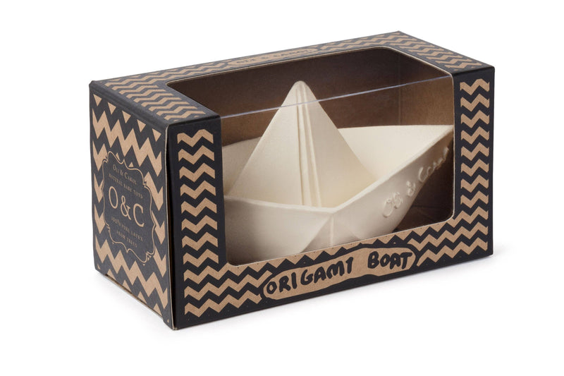 Origami Boat White