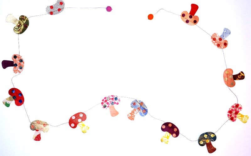 Nepalese Paper Garland, Mushroom