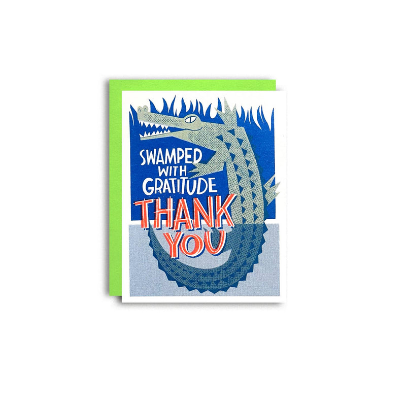 Swamped Thank You Card 