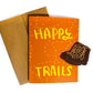 Happy Trails - Hiking Boots Magnet w/Card