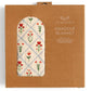 Scandinavian Folk Floral Diamond Muslin Baby Swaddle Blanket