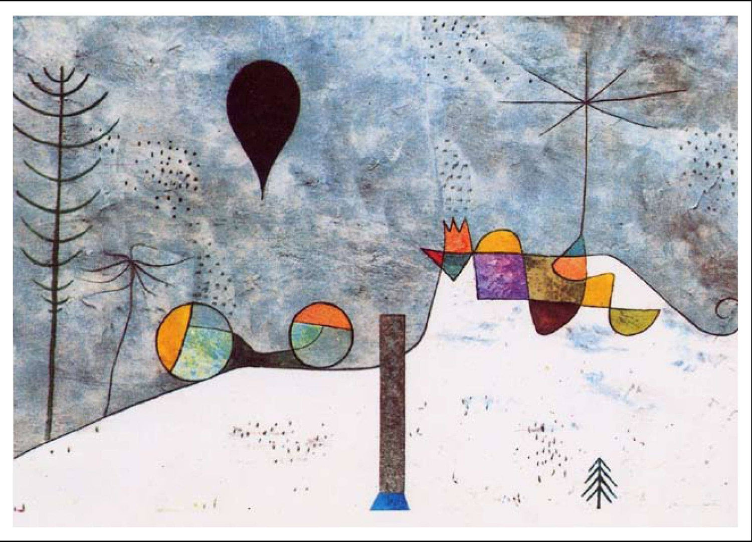 Boxed Card Set, Paul Klee Winterbuild