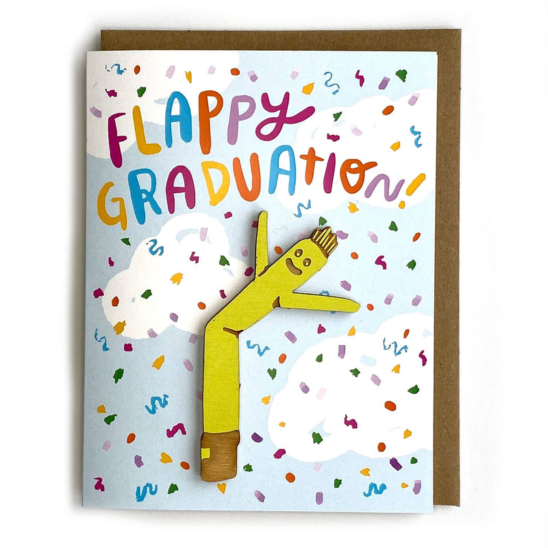 Pic of the Flappy Graduation - Air Dancer Magnet w/Card""
