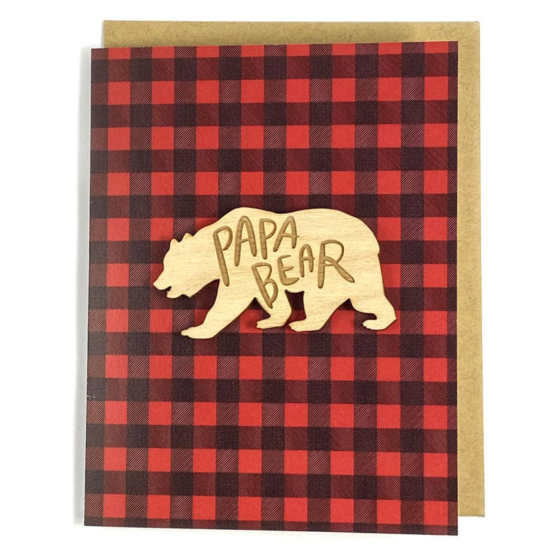 Pic of the Papa Bear - Bear Magnet w/Card""