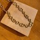 MULTI LINK BRONZE AND STERLING SILVER CHAIN