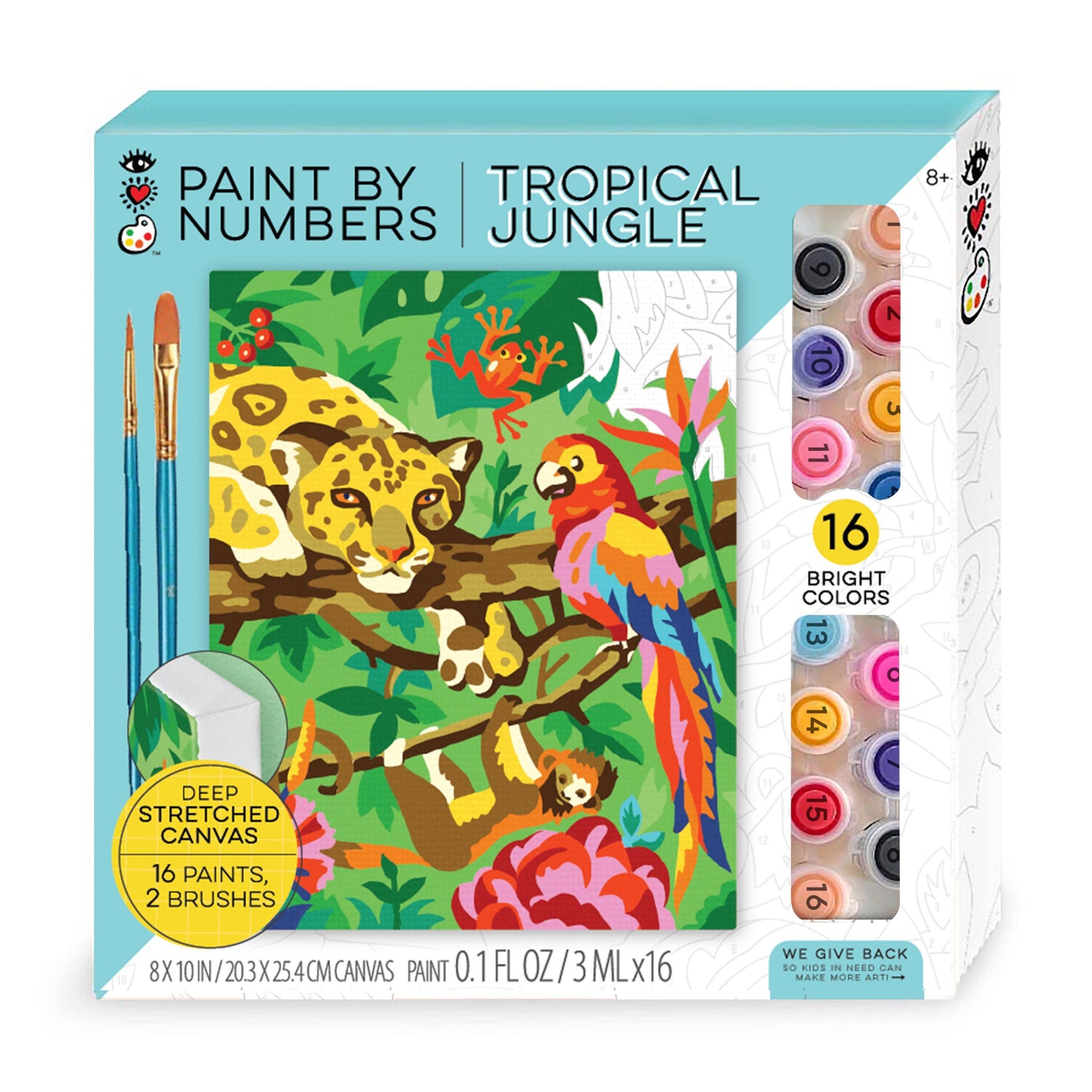 Paint By Numbers, Tropical Jungle