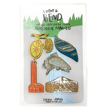 Pic of the Awesome Bend - Set of 5 Magnets""