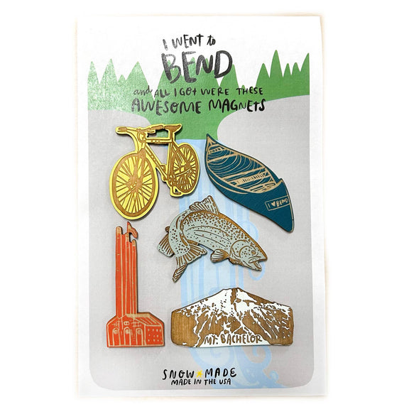 Pic of the Awesome Bend - Set of 5 Magnets""