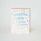 Awesome Babies Congrats Letterpress Greeting Card
