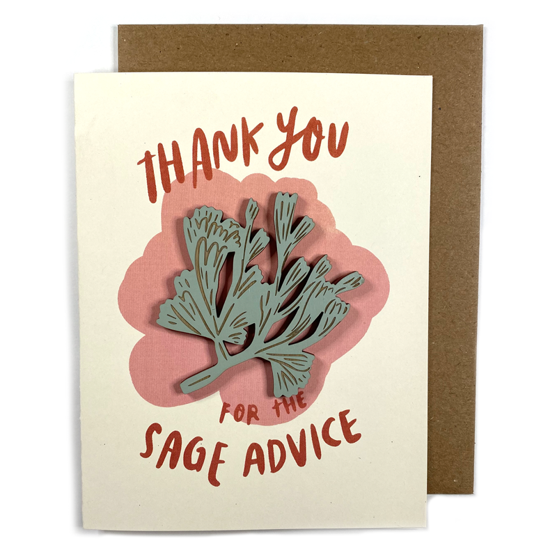 Pic of the Sage Advice - Sage Magnet w/Card""