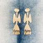 Brass Earrings, Maranta