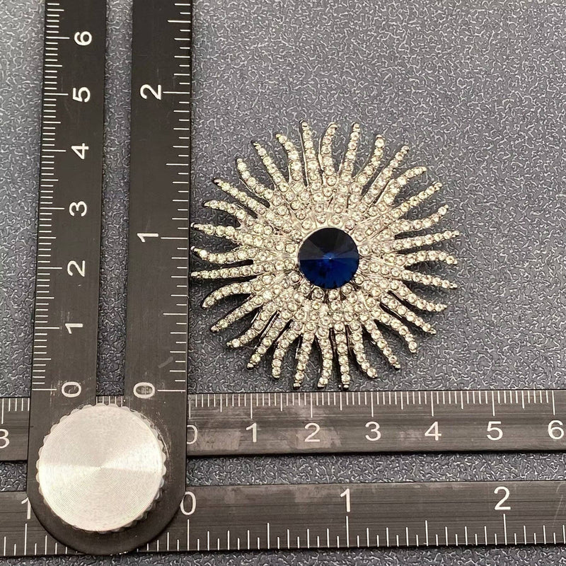 Silver-tone Rhinestone