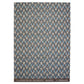 Patterned Paper Threadwork Blue and Coffee
