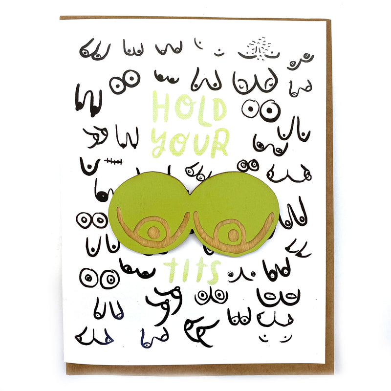 Pic of the Hold Your Tits - Boob Magnet w/Card""