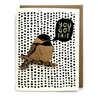 Pic of the You Got This - Chickadee Magnet w/Card""