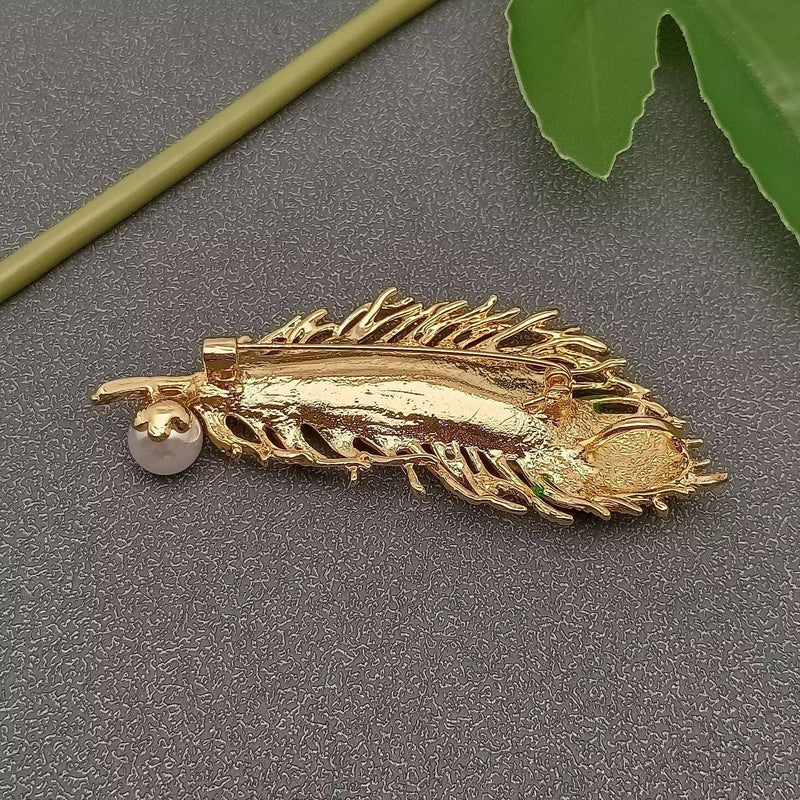 Inlaid Glass & Feather