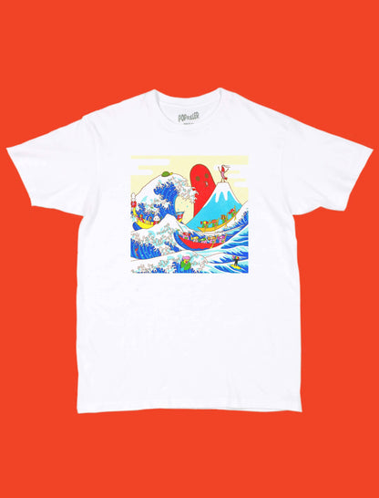 Naoshi The Great Octopus Wave Classic T-shirt