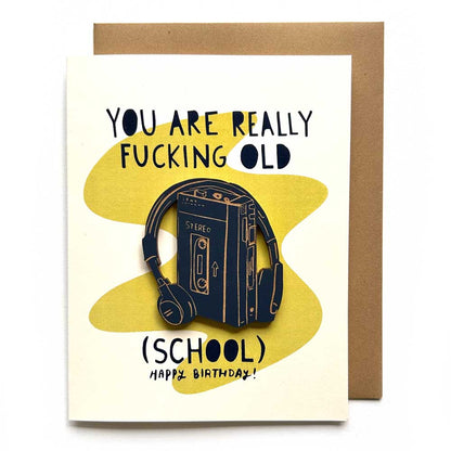 Pic of the Old School - Walkman Magnet w/Card""