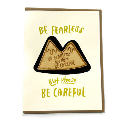 Pic of the Fearless/Careful - Mountain Magnet w/Card""