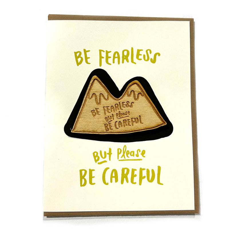 Pic of the Fearless/Careful - Mountain Magnet w/Card""