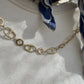 MULTI LINK BRONZE AND STERLING SILVER CHAIN