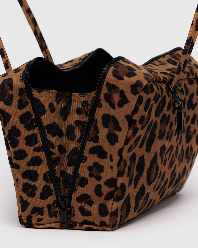 Baggu Nylon Bowler Bag, Leopard