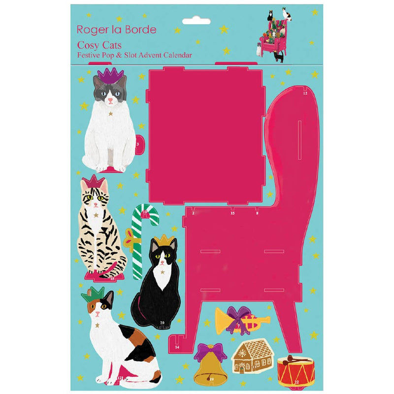 Cosy Cats Pop & Slot Large Advent Calendar