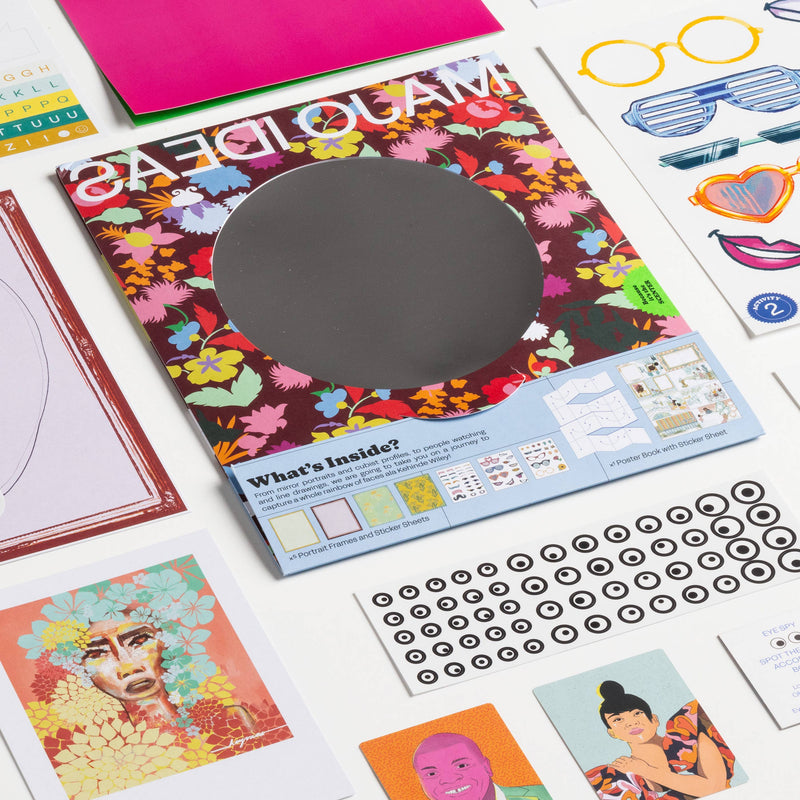 FACES Sticker Based Art Pack